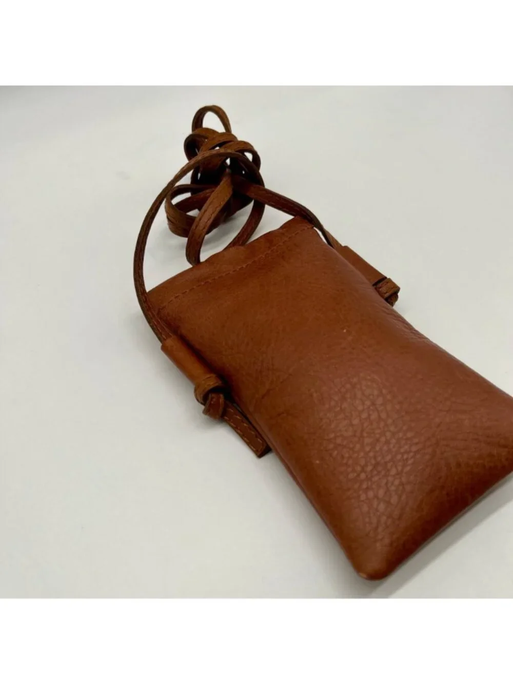 Madewell Brown Leather Smartphone Crossbody Bag